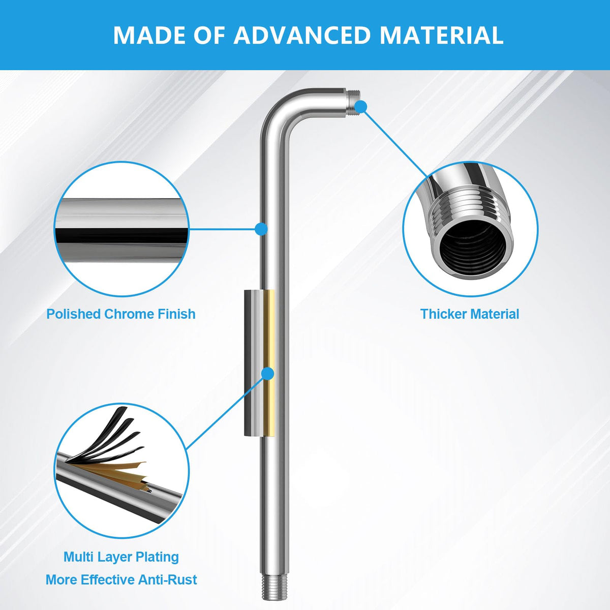 Lordear 1/2-inch NPT standard connection for wide compatibility