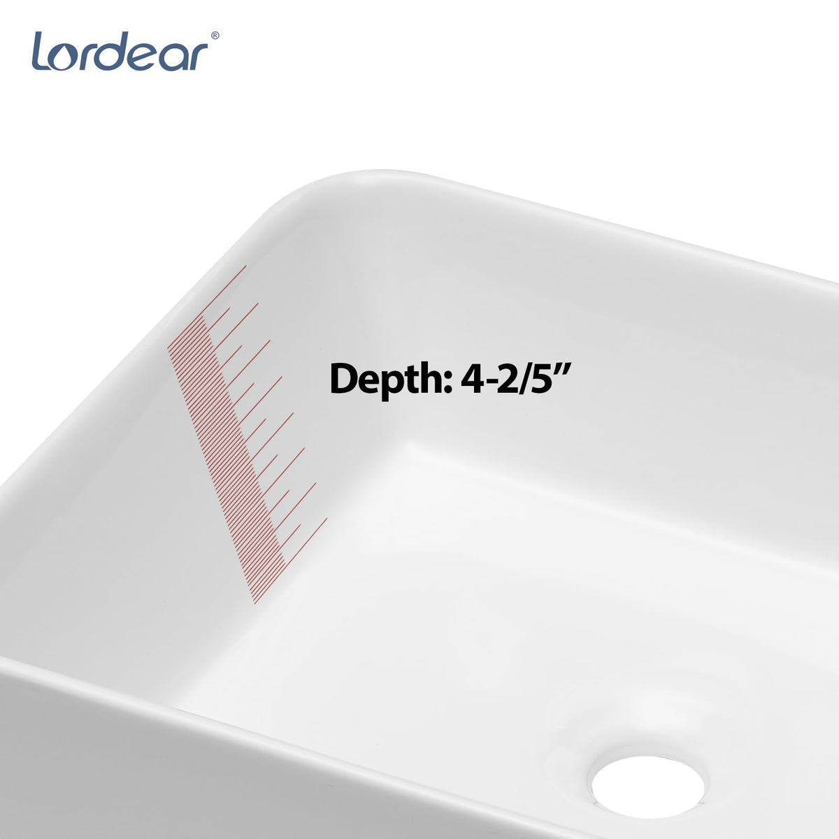 Lordear above-counter installation demonstrates quick, stylish bathroom upgrades.