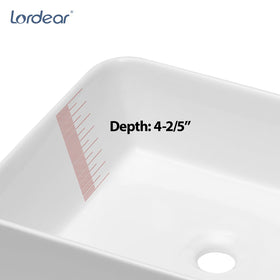 Lordear above-counter installation demonstrates quick, stylish bathroom upgrades.