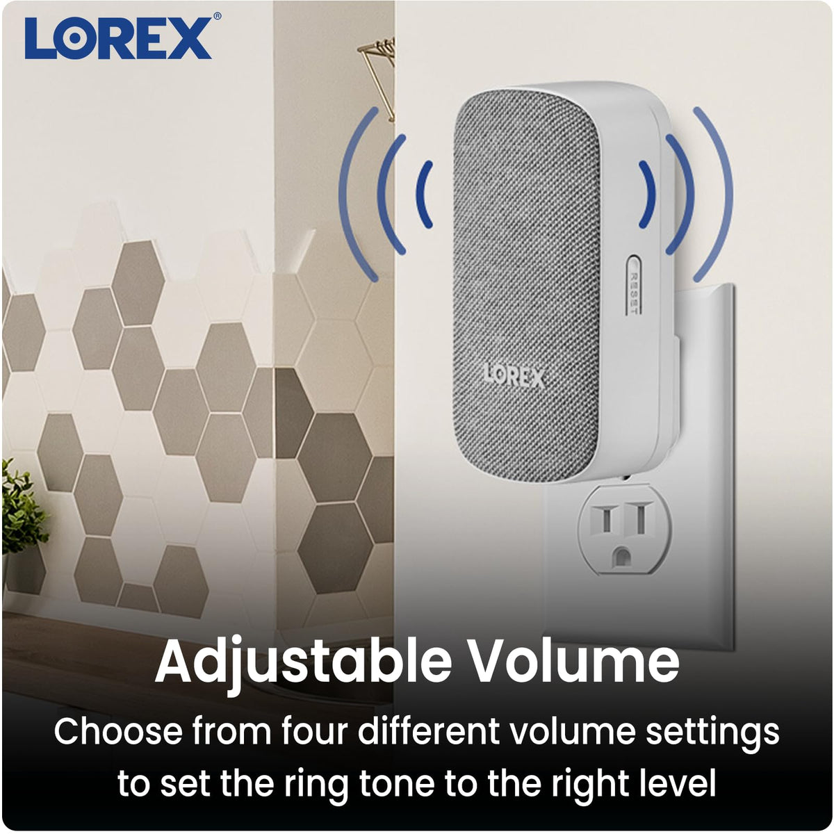 Lorex Add-on Chime multiple-tones lets you customize your home alert