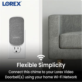 Lorex Add-on Chime with QR code scan enables easy app integration