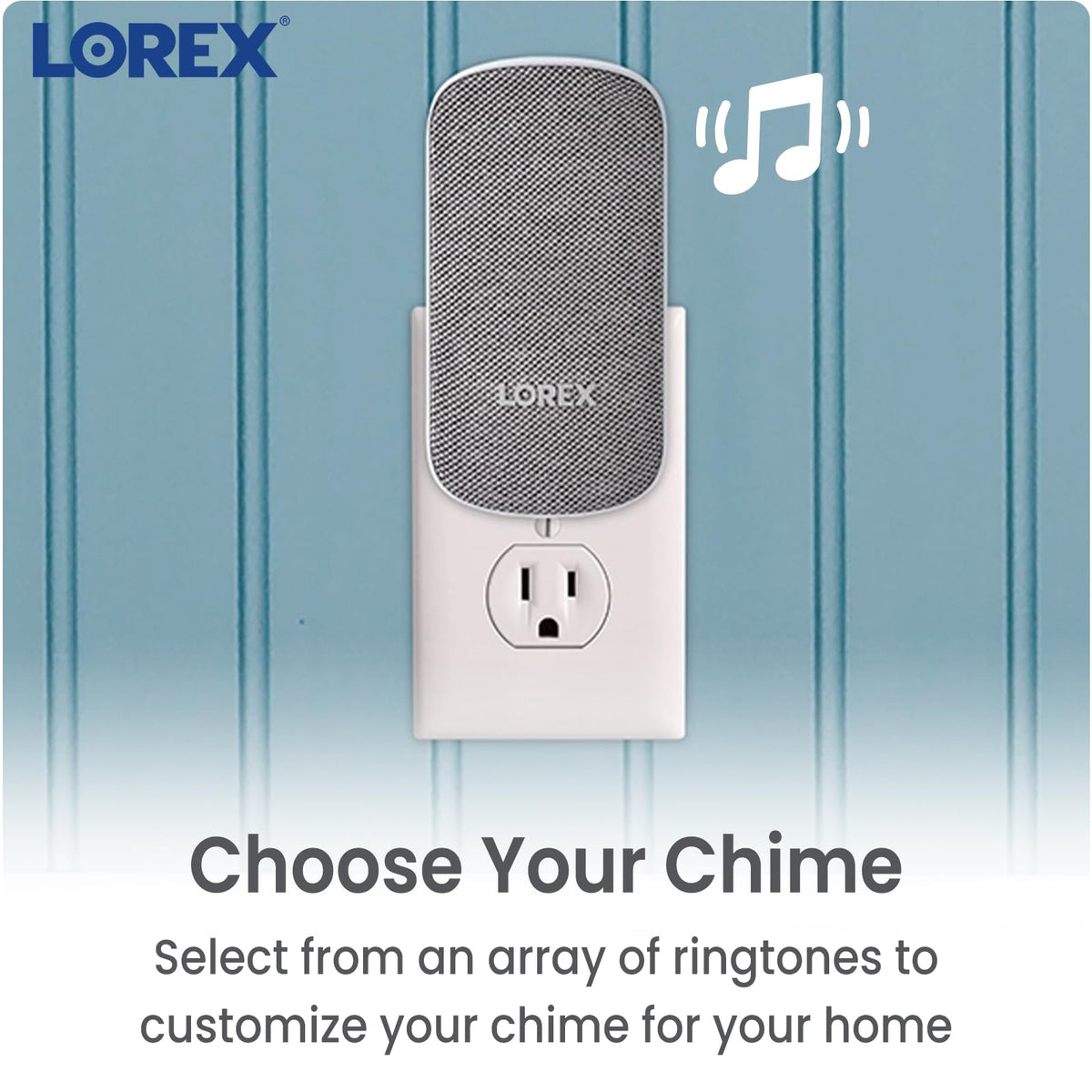 Lorex Add-on Chime seamless-install ensures a hassle-free setup