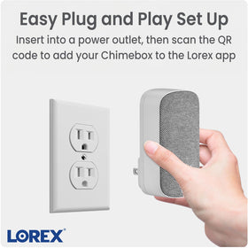 Lorex Add-on Chime volume-control offers four levels plus mute for quiet moments