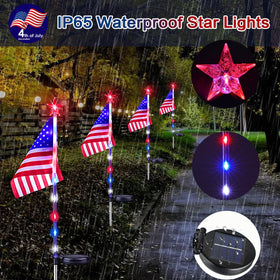 LORRYTE easy-install patriotic lights for quick outdoor setup.