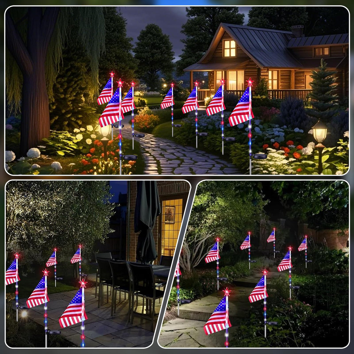 LORRYTE two modes provide versatile lighting for Memorial Day and Independence Day.