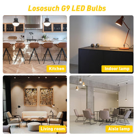 Lososuch G9 dimmable 3W bulb on AC120V with full dimming range.