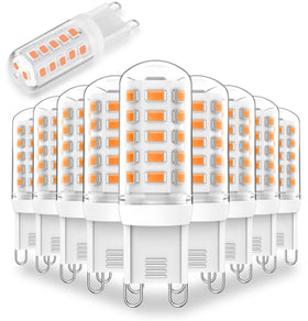 Lososuch G9 LED bulb 3W glowing soft warm 2700K for cozy ambiance.