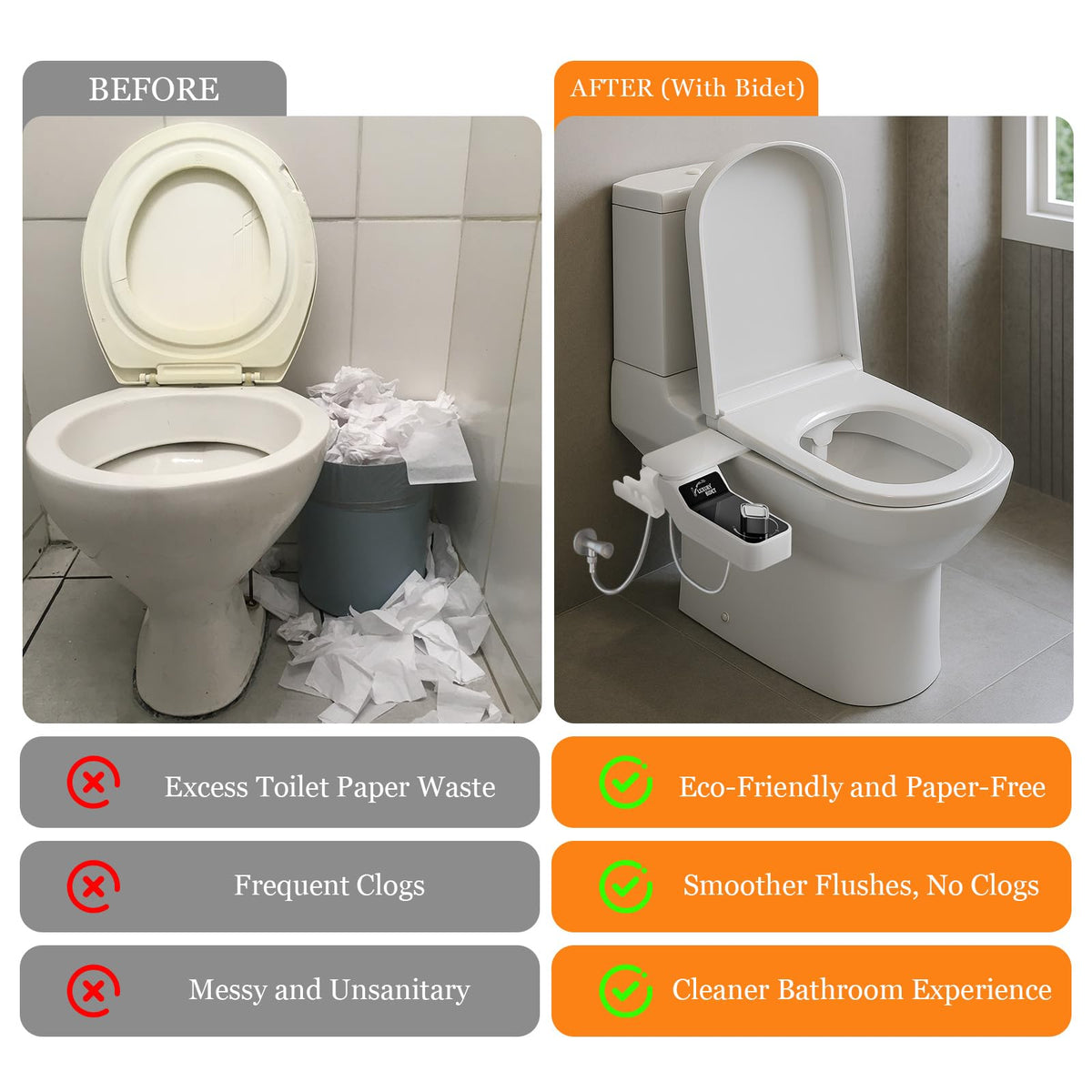 LostSoul Bidet Attachment brass T-adapter shown for leak-resistant performance.