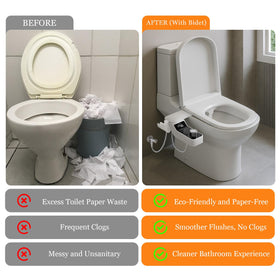 LostSoul Bidet Attachment brass T-adapter shown for leak-resistant performance.