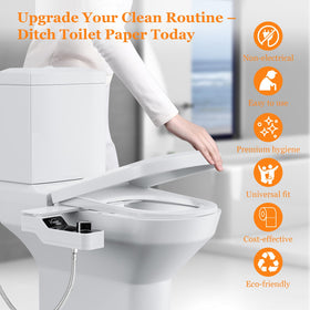 LostSoul Bidet Attachment installation kit demonstrates quick, tool-free setup for easy home installation.