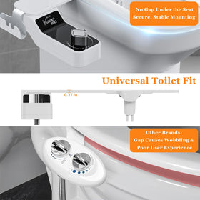 LostSoul Bidet Attachment ultra-slim design blends seamlessly with most toilets.
