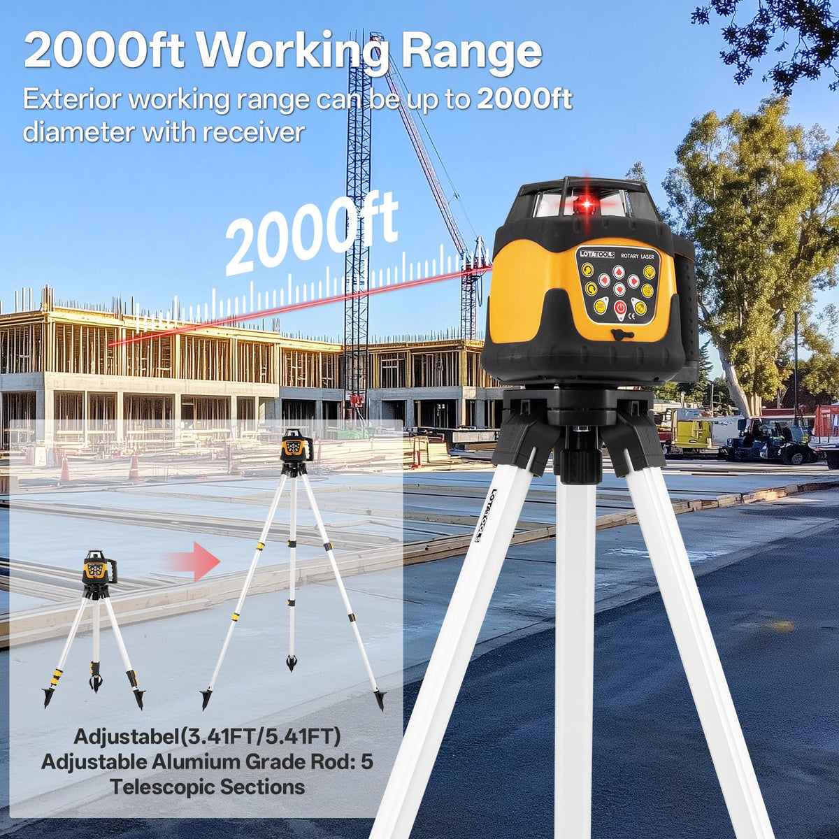 LotaTools laser glasses provide safer, clearer beam visibility during daylight