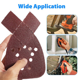 LotFancy aluminum oxide sandpaper offers durable abrasion