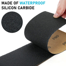 LotFancy dry-wet sandpaper suitable for water-based and oil-based finishes