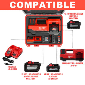 LOTOCASE air pump accessory storage keeps parts organized for quick setups.