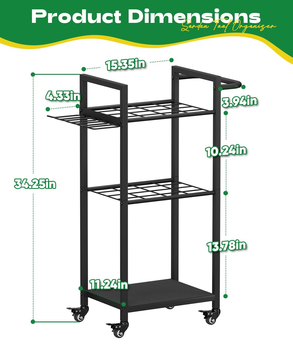 Lotspasie compact garage organizer fits tight spaces without clutter.