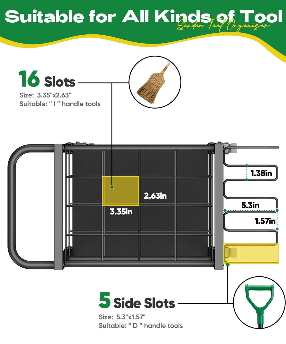 Lotspasie heavy-duty metal construction offers durable storage for outdoor use.