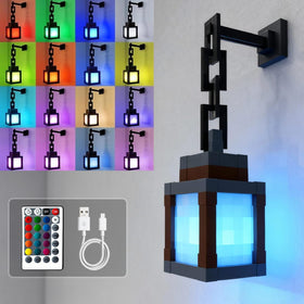LOUHH Pixelated Lantern Night Light color spectrum for ambient mood