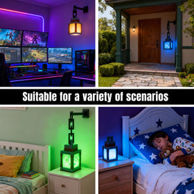LOUHH Pixelated Lantern in kids room enhances decor