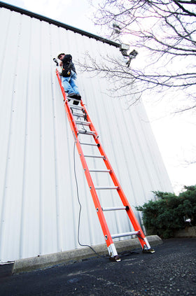 Louisville Ladder FE3216 mar-resistant rail end caps protect floors