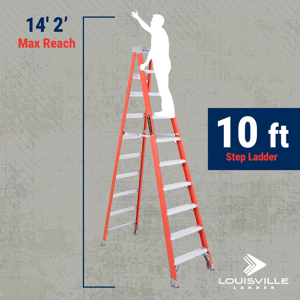 Ladder steps with grooved texture offer secure footing on each ascent