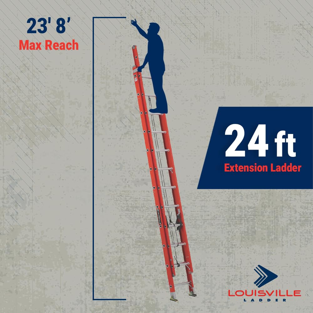Louisville Ladder MAXLOCK rung lock demonstrates strong, reliable extension locking