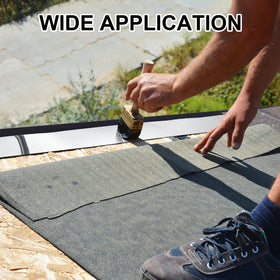 Lounsweer flashing on roof surface helps prevent stains and moisture intrusion.