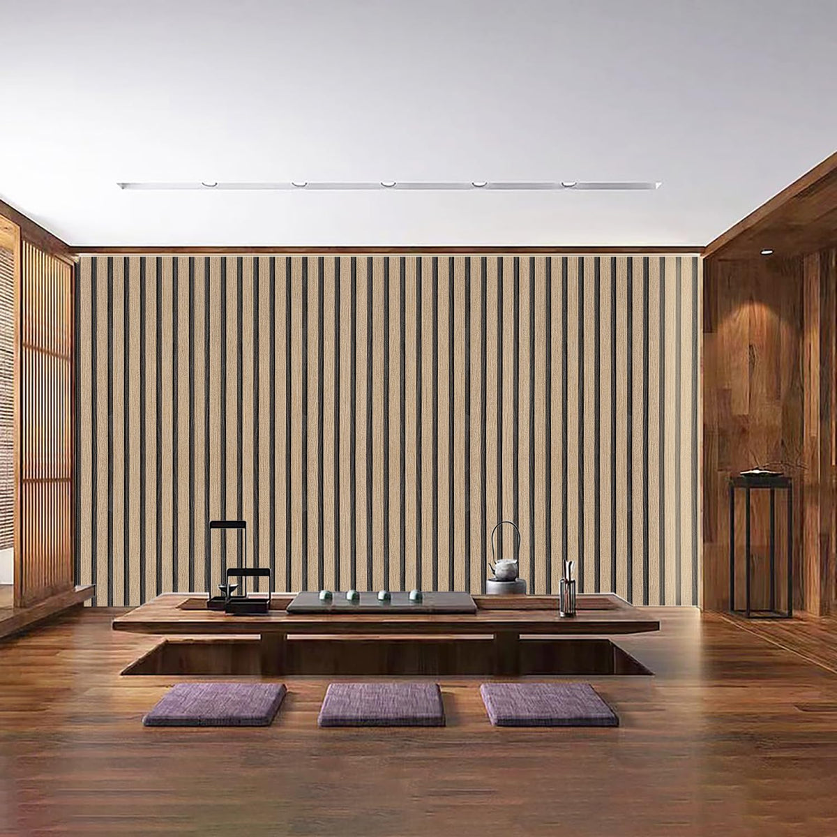 LOVADA textured wood finish adds depth and warmth