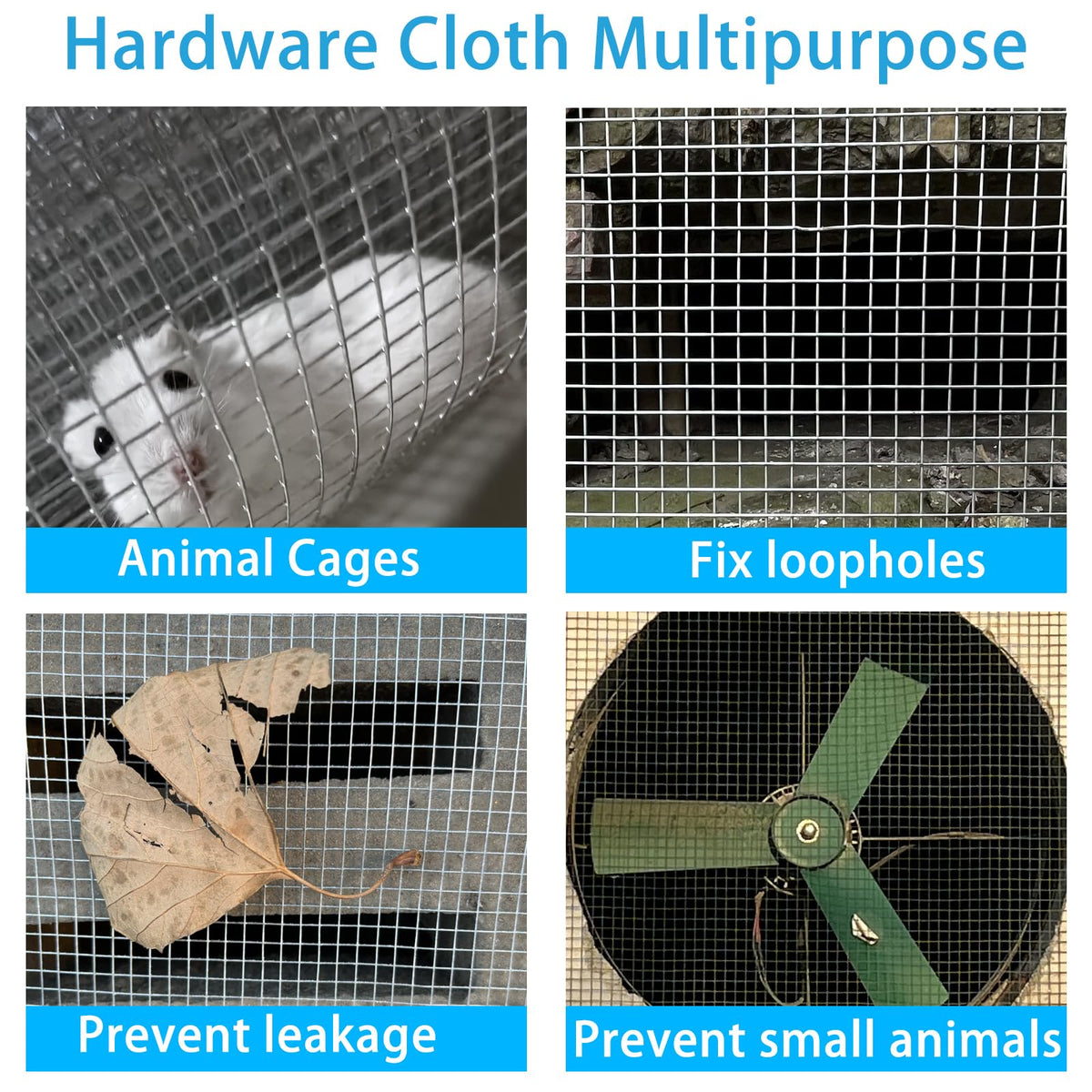 LOVEERCT welded wire cloth galvanized after welding for durability in outdoor use.