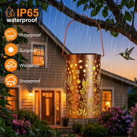 LOVERUIS lantern is wireless and maintenance-free for easy setup