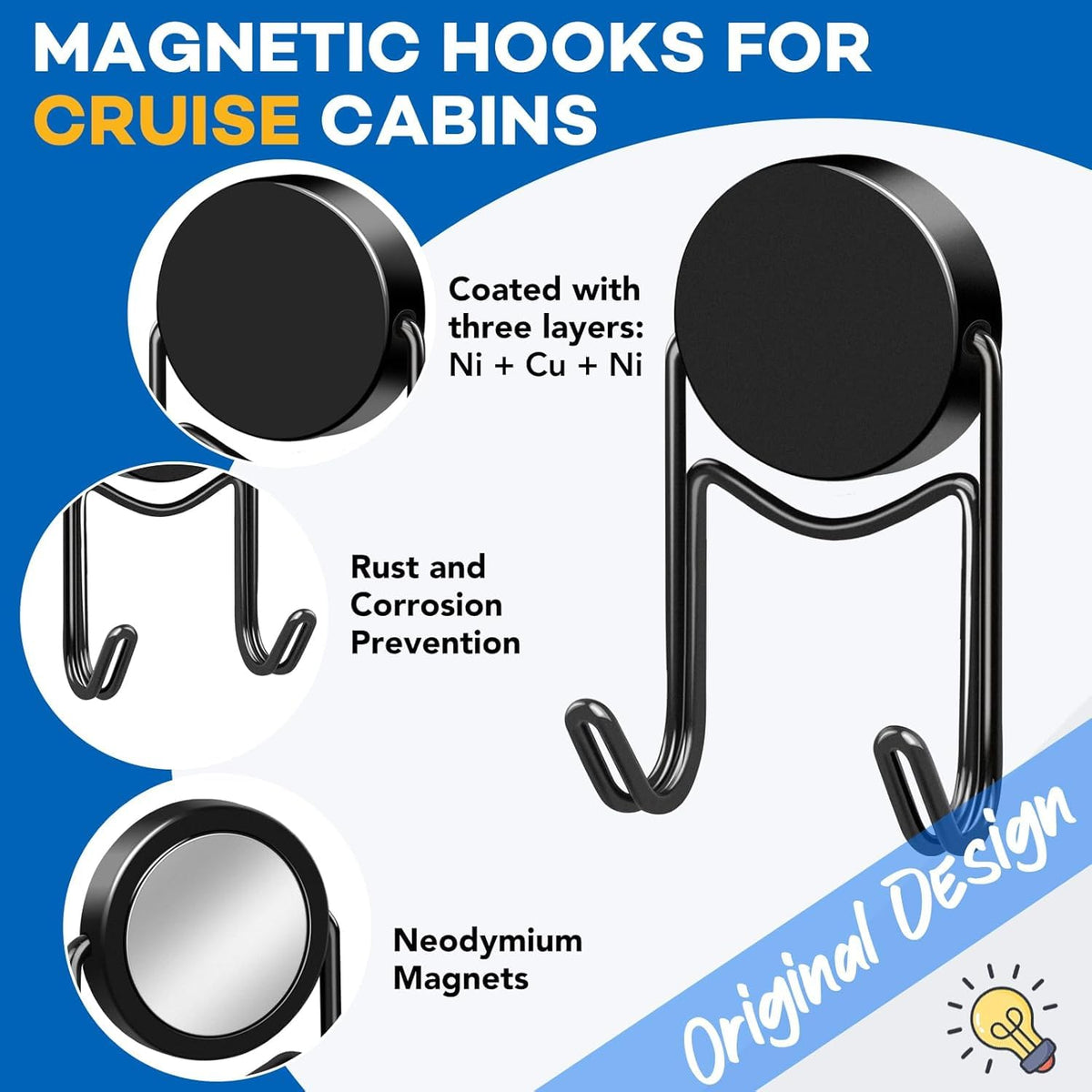 LOVIMAG magnetic hook in classroom keeps supplies neatly hung.