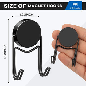 LOVIMAG magnetic hook in kitchen area for utensils and towels, no drilling needed.