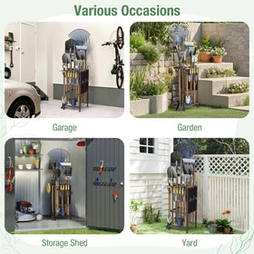 Lovind Garden Tool Organizer easy assembly with included hardware.