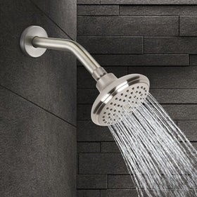 LOWCUS 123815BN brushed nickel finish detail showing corrosion resistance.
