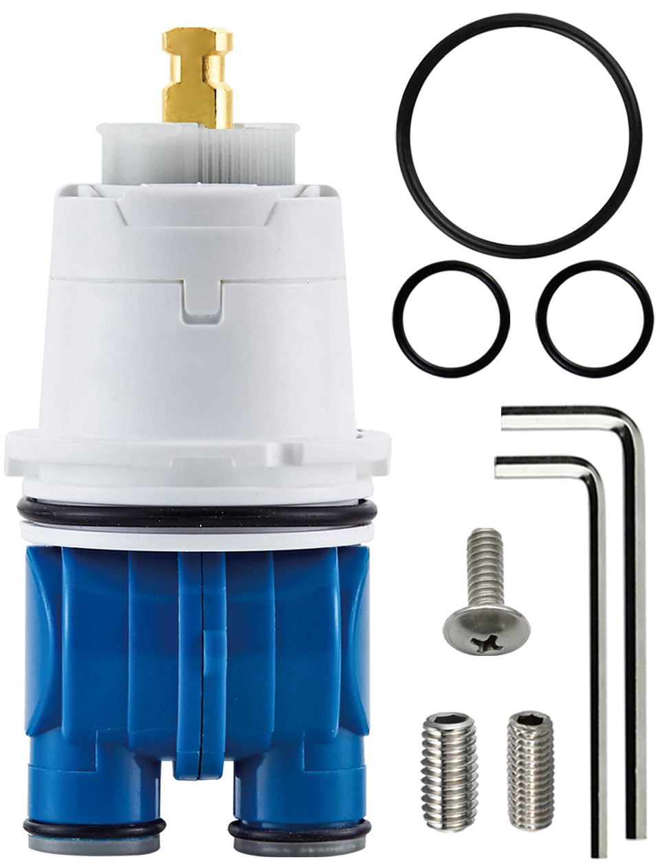 LOWCUS shower cartridge for Delta RP19804 close-up showing precision replacement