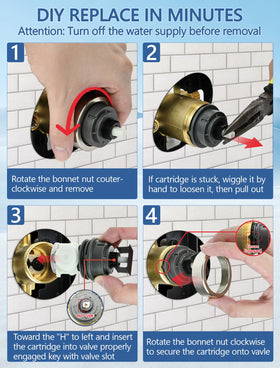 LOWCUS RP46463 installation guide image suggests easy replacement steps.