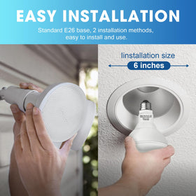 LOXYEE 5000K daylight flood bulb for bright outdoors