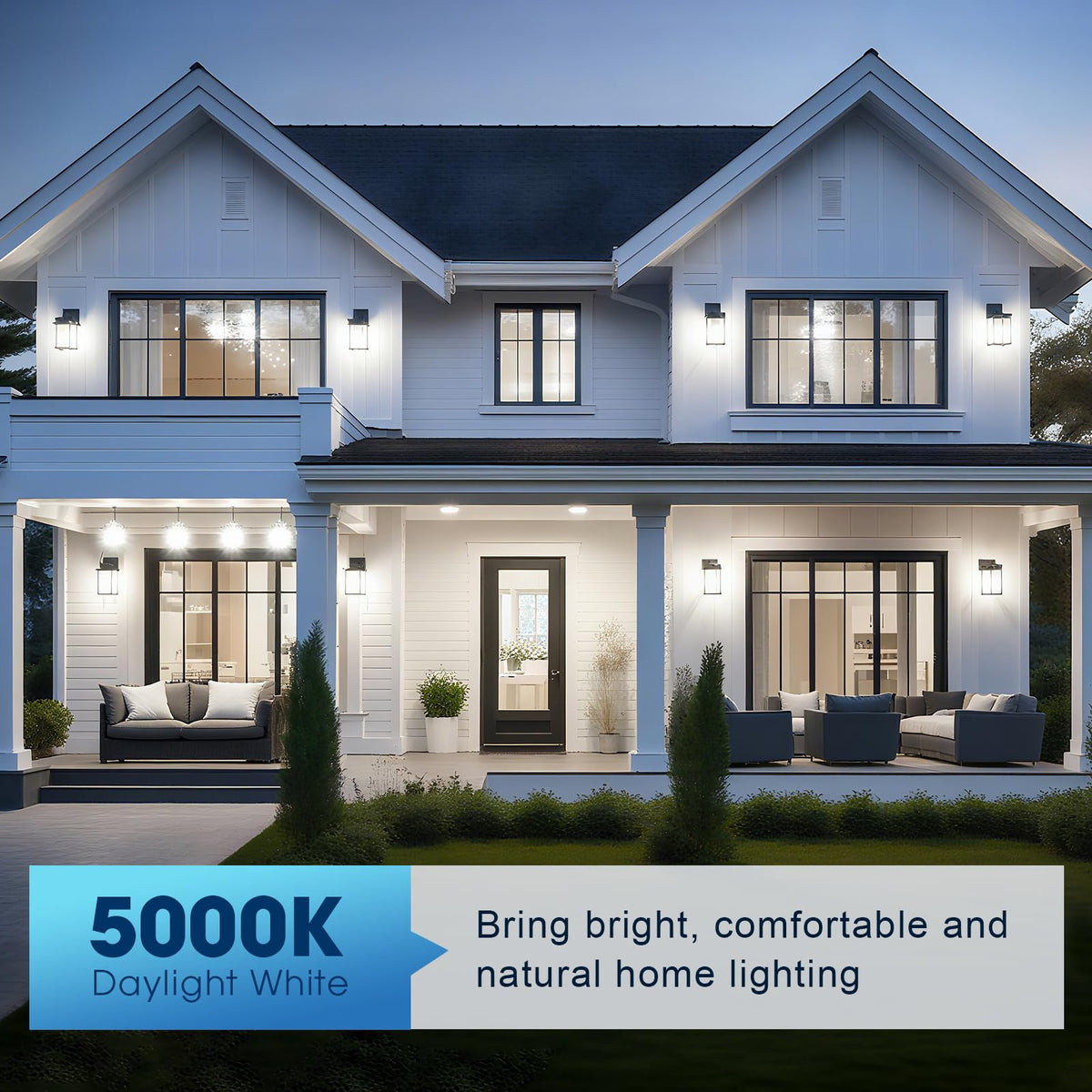 LOXYEE energy-efficient outdoor flood light reduces electricity use