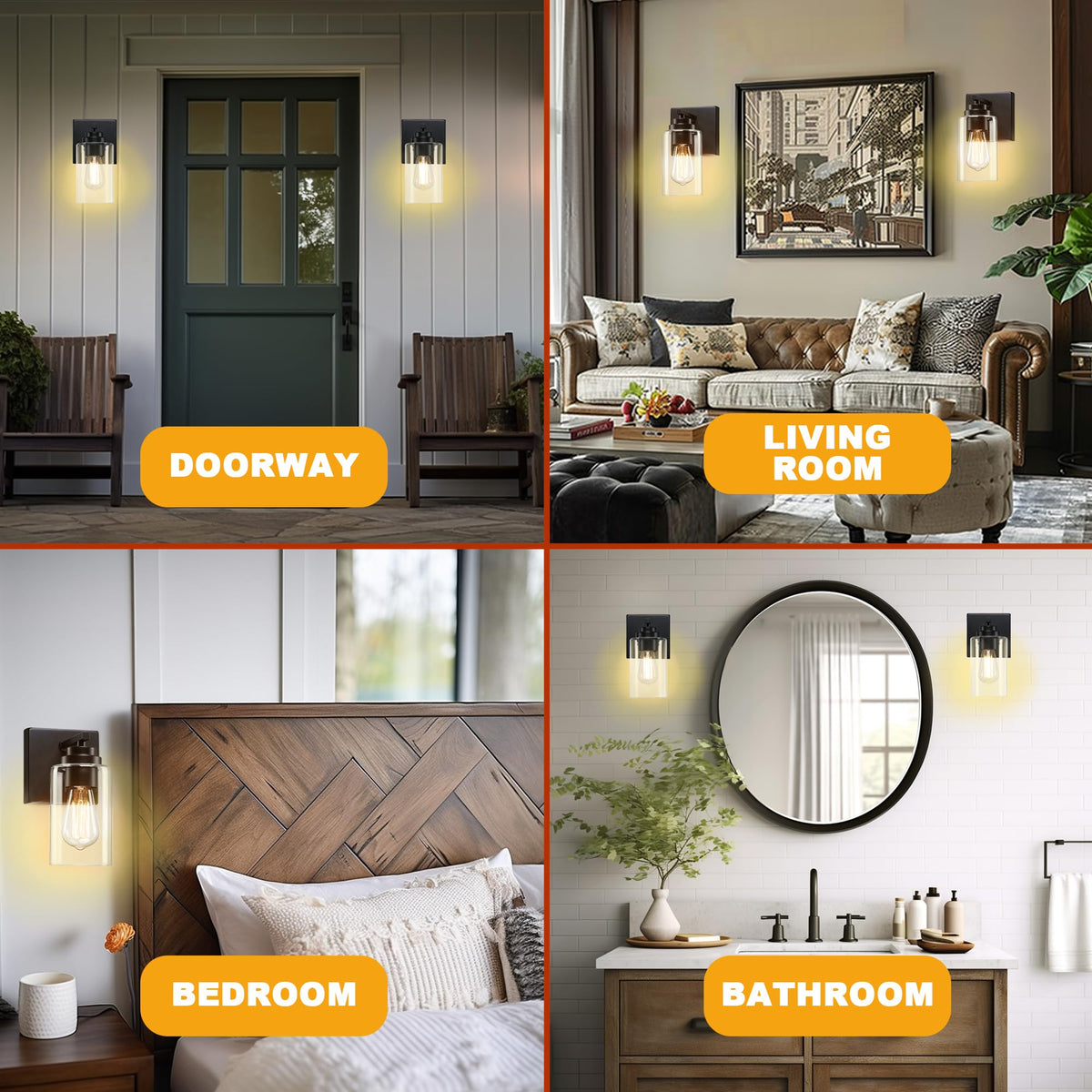 Loyareal bedside lamp demonstrates easy brightness control beside bed