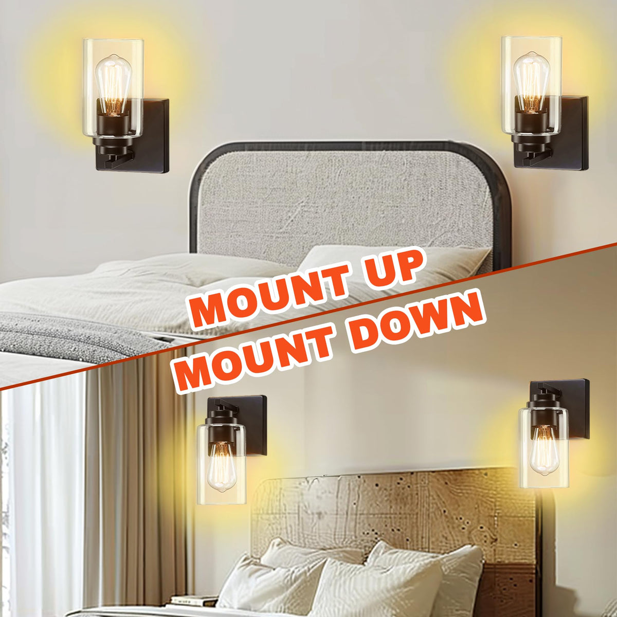 Loyareal living room wall light in dimmable mode creates warm ambience
