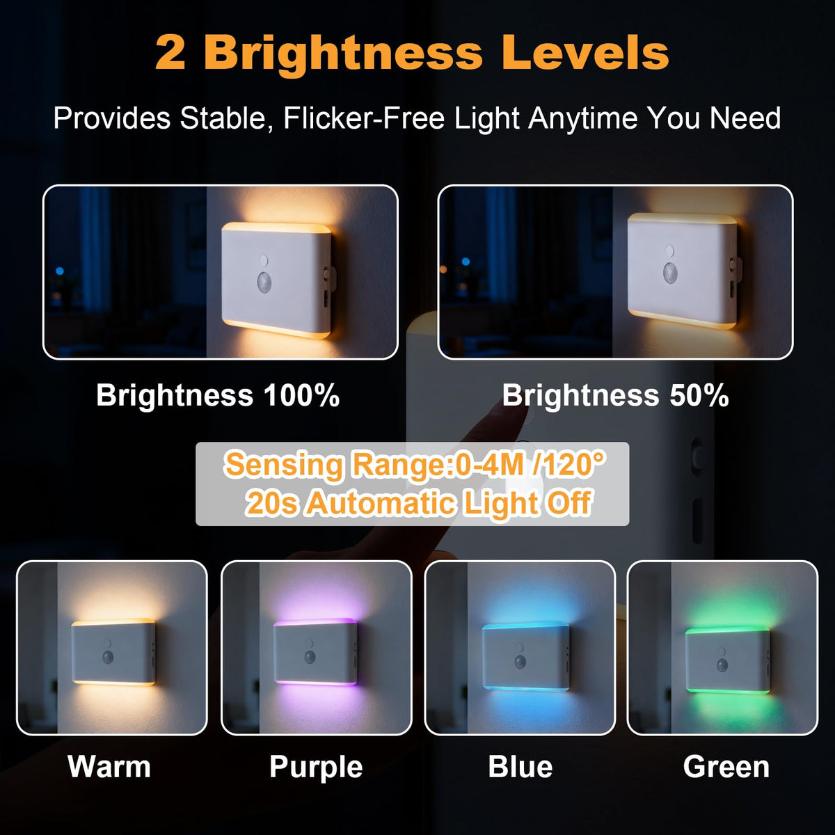 LOYAAUY dimmable eye-friendly LED for soft nighttime reading