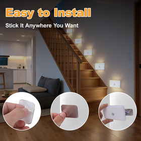 LOYAAUY magnetic portable wall light for travel, dorms, and cabinets