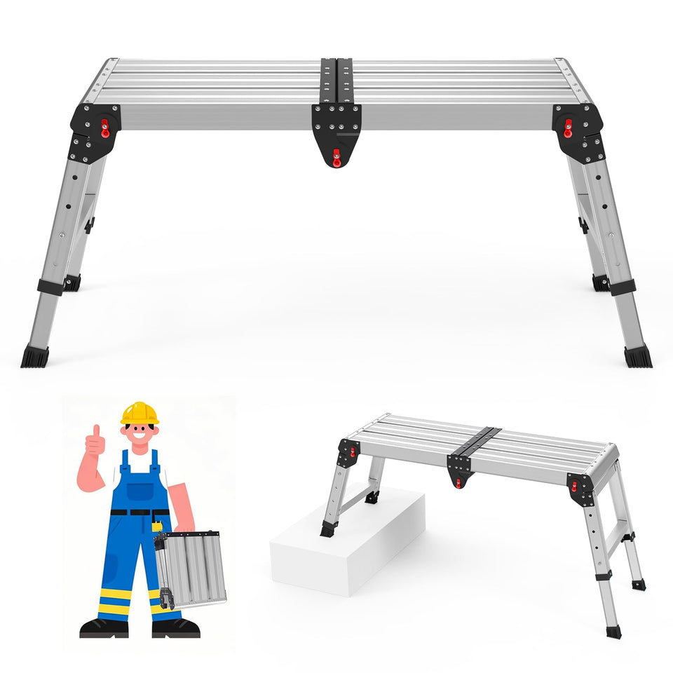 Loyoda work platform 500 lbs open state for painting and cleaning tasks