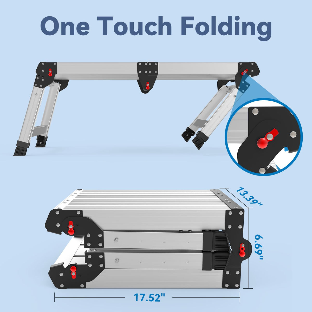 Loyoda platform used while washing a car to reach high areas