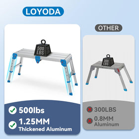 Loyoda Work Platform height adjustments 14-20 inches for precise tasks