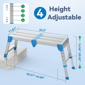 Loyoda Work Platform one-touch fold for quick setup anywhere