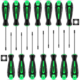 LOZAGU 14pcs mini hex screwdriver set in a compact case for precise RC work.