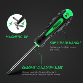 LOZAGU ergonomic-handle hex driver with cushioned grip for comfortable control.