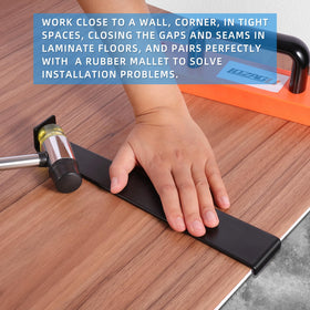 LOZAGU pull bar with soft pads shields flooring from scratches