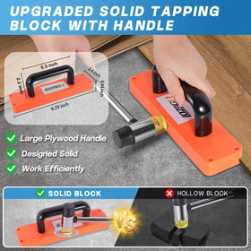 LOZAGU pull bar steel design resists rust while protecting floors